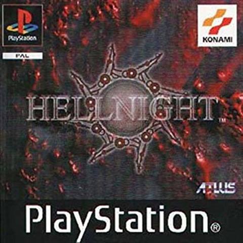 An image of the valuable Playstation Game, Hellnight.
