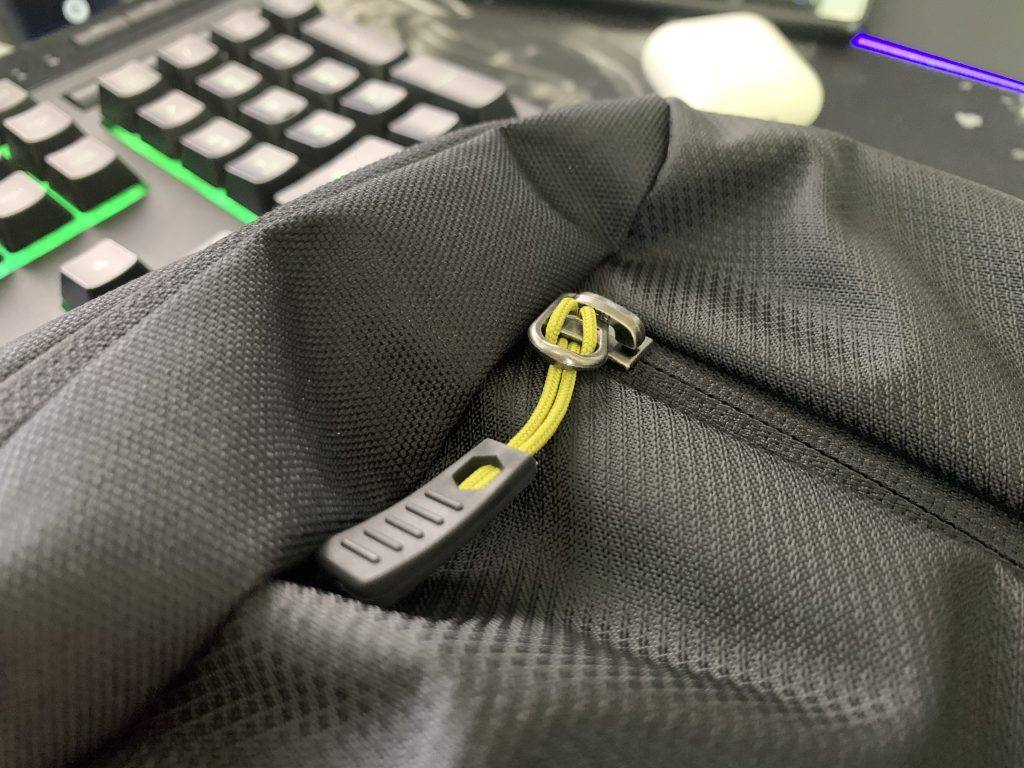 STM Saga Backpack Review: The zips are all internal facing, adding strength.