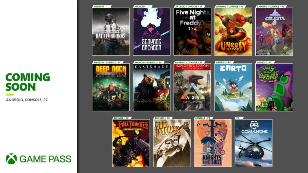 Xbox Game Pass November 2020