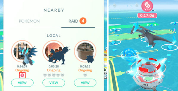 How to join a mega raid in Pokemon Go.