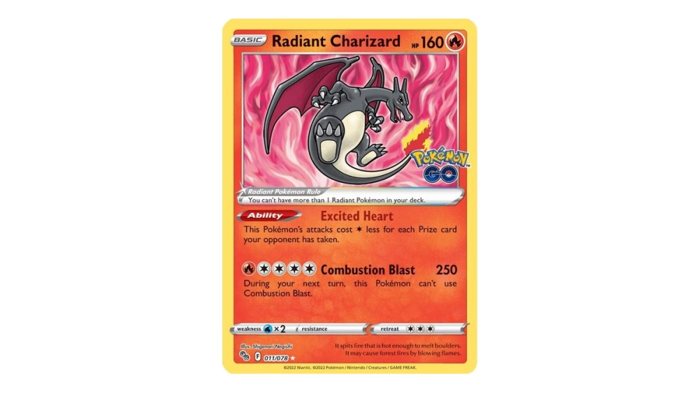 Radiant Charizard is a great card to collect.