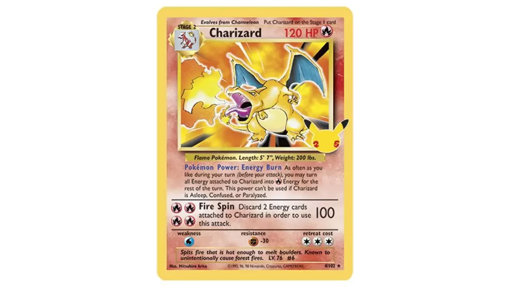 The base set artwork is easily one of the best Charizard cards to collect.