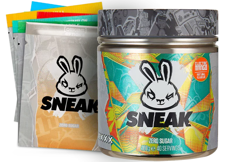 Sneak Energy, the best gaming energy drink.